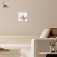 thumbnail image 3 of Faded Blush Rose Floral Fine Wall Art Canvas Wall Art by Art Remedy, White Floater Frame, 13" x 13", 3 of 7