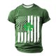 thumbnail image 3 of Tops para hombre, blusas y camisas de manga corta con cuello redondo para hombre, jersey informal con cuello redondo estampado para hombre, pantalones cortos deportivos para fitness, blusa de poliéste, 3 of 4