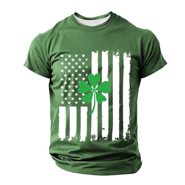 Mens Camisetas Casual Cuello Redondo Impresión Suéter Fitness Manga Corta Deportes Camisetas Hombres
