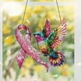 thumbnail image 6 of Specollect 2 Pcs Sun Catcher with Rainbow Prisms, Heart & Pink Ribbon Design for Window Decor, Inspirational Gift for Hope and Awareness, 6 of 7