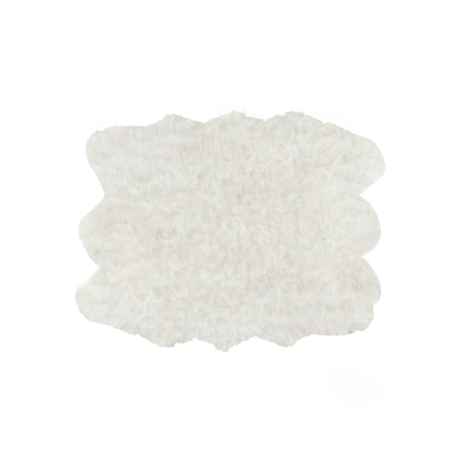 Esquivel Sheepskin Handmade Shag White Area Rug, Technique Shag