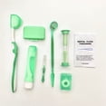 thumbnail image 5 of Kit de ortodoncia para el cuidado bucal, 5 colores, ocho piezas, cepillo de dientes de cerdas suaves, cepillo interdental, retractor de hilo dental, ortodoncia, 5 of 5