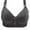 #9-Black bras for women, variant on UPPADA Plus Size for Women's Plus Size Bra No Underwire Push Up Bra Comfort Full Coverage Bras Wirefree Bra Underwear Daily Bras Comfort Wireless Everyday Sleep Bras