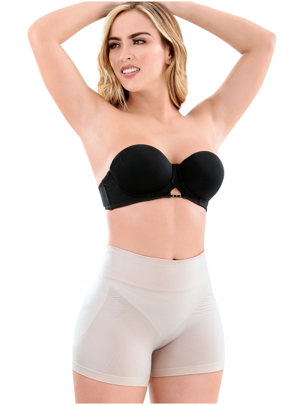 LT.ROSE 21996 Fajas Reductoras y Moldeadoras Colombianas Shapewear High-Waisted Shaper Shorts Butt Enhancer Slimwear for Women Beige XL