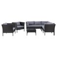 thumbnail image 1 of CorLiving Parksville L-Shaped Resin Wicker Patio Sectional Set, 1 of 9