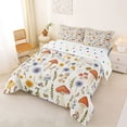 thumbnail image 2 of Erosebridal Kawaii Mushroom Queen Comforter Set for Girls, Garden Daisy Dandelion Flower Bedding Comforter Set, Polka Dots Reversible, 3pcs, 2 of 6