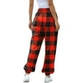 thumbnail image 6 of Qmyliery Christmas Fashion Printed Women Sweatpants Drawstring Jogger Pants with Pocket, 6 of 7