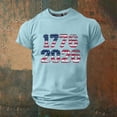 thumbnail image 2 of Kcolen 250th Anniversary Usa Shirt Mens T-Shirts Short Sleeve Independence Day Freedom T-Shirt Breathable Fashion America Pullover Tops, 2 of 5