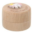 thumbnail image 1 of Miangastore Baby Tooth Keepsake Box Teeth Container Box Lost Tooth Holder Wooden Tooth Saver, 1 of 8