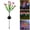 Purple, variant on Clearance Artificial flowers under $10,Flower Lights Outdoor Garden Decor 6 Color PVC Wildflower Stake Lights With Auto On/Off For Yard Decoration