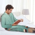 thumbnail image 6 of Fotbe Vintage Brass Balance Scale Pattern Long Sleeve Pajama Set for Men,Sleepwear Set,2-piece Loungewear Set,Soft PJs Comfy Nightwear with Pockets-X-Large, 6 of 7