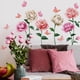 thumbnail image 1 of Un conjunto de pegatinas de pared, Mural artístico, flores, mariposas, calcomanía de PVC para sala de estar, dormitorio, habitación de niños, decoración de cocina JAMW Sencillez, 1 of 4