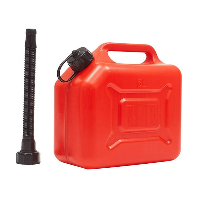 Contenedor de combustible de gas Tanque de abastecimiento de combustible con asa portátil Contenedor de gasolina y aceite HDPE 5L