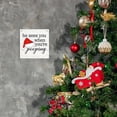 thumbnail image 3 of Uanit He Sees You When You're Pooping Sign, Funny Christmas Decorations,Christmas Bathroom Decorations, Bathroom Christmas Decorations,Christmas Sign,Christmas Table Decor for Guest Bathroom Toilet, 3 of 6