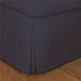 thumbnail image 1 of Fresh Ideas FRE23614NAVY04 14 in. Microfiber Bed Skirts  Navy - King, 1 of 4