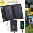 thumbnail image 2 of Plegable al aire libre de la batería de las células solares del panel solar 10w de la prenda impermeable que camina, 2 of 5
