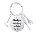 thumbnail image 4 of PAMINGONO 1Pcs Portable Key Ring for Fathers Silver Pendant on Christmas present, 4 of 8