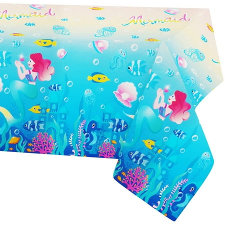 

Mermaid Tablecloths Mermaid Theme Party Tablecover