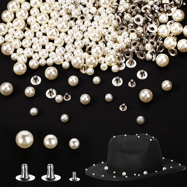 Perlas y Remaches para Decoración de Ropa MTLEE 6mm-10mm 200 Juegos