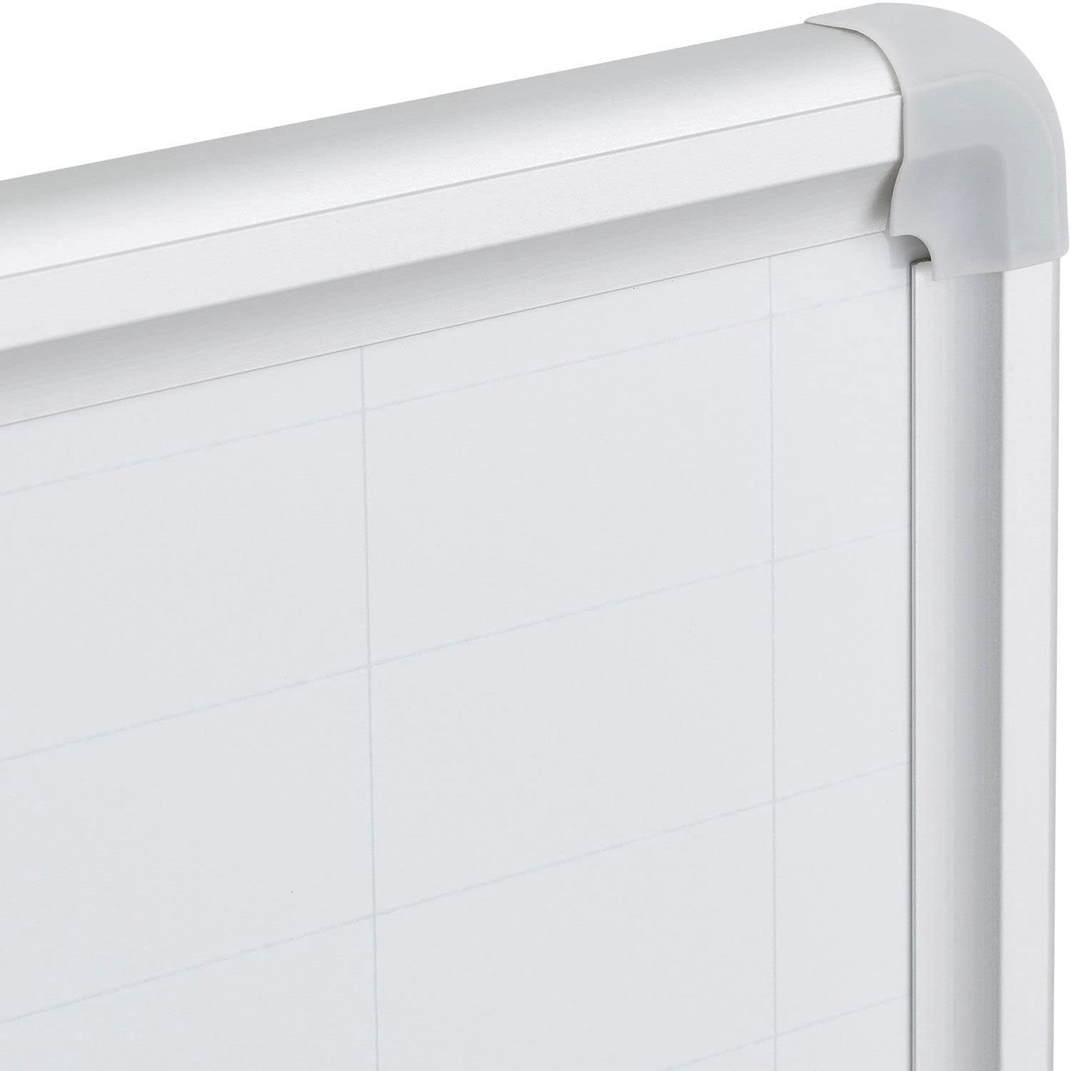 Global Industrial Magnetic Steel Dry Erase Planning Board Aluminum Frame 1x2 Gri