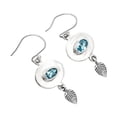 thumbnail image 3 of Sky Blue Topaz 925 Sterling Silver Earrings Jewelry E-1230 AGE1007_A, 3 of 6