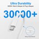 thumbnail image 4 of Cable USB-C a USB-C de 2 piezas, cable de carga rápida para iPhone 15/Plus/ProMax/iPad, 3 pies, 4 of 7