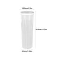 thumbnail image 3 of LHNFT Clear Plastic Tall Food Storage Spaghetti Noodle Pasta Container with Locking Lid Round Transparent Storage Container Airtight Spaghetti Noodle Holder Rectangular Chopstick Storage Box, 3 of 6