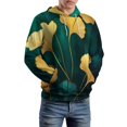 thumbnail image 5 of Golden Ginkgo Leaves Art-2 3d Sweatshirts Hoodie Fashion Casual Personality Men's Women Street Hoodie Pullovers Long Sleeve Comfortable Top, 5 of 6
