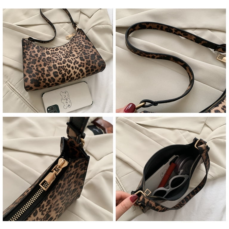 Women's Retro PU Leather Tote Bag - Small Shoulder Bag With Removable Strap