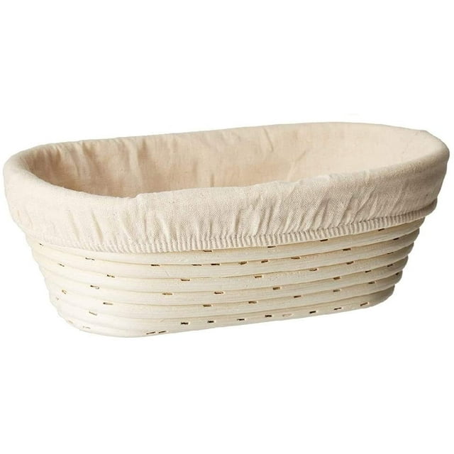 Basket, Oval Sourdough Bread Basket & Liner, Bread Proofing