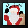 thumbnail image 2 of Wilson, Kali 20x20 Black Modern Framed Museum Art Print Titled - Hey Santa, 2 of 5