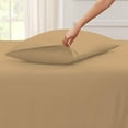 thumbnail image 2 of 5 Piece Split California King Sheet Set for Adjustable Beds 800 Thread Count 100% Egyptian Cotton Split California King Sheet Set, 12 Inch Deep Pocket, Taupe Solid, 2 of 8