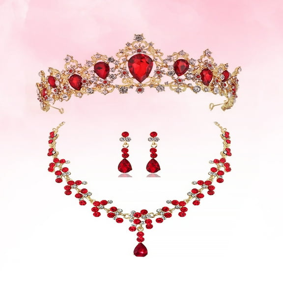 HEANUJJ Zinc Alloy Necklace and Earring Set, Elegant Jewelry for Weddings, Parties, Special Occasions, and Daily Wear Accessories