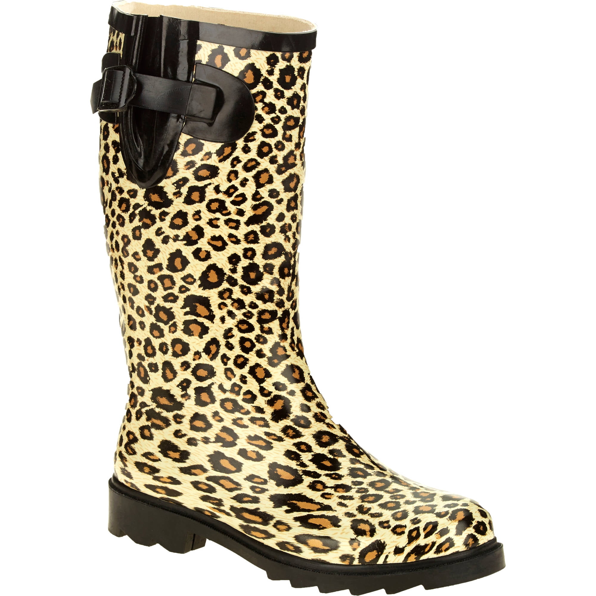 cheetah hunter rain boots