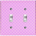 thumbnail image 1 of Metal Light Switch Plate Cover Japanese Sea Wave Pattern Purple Wallpaper WAL022, 1 of 13