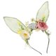 thumbnail image 2 of Bunny Ears Headband Floral Headband Rabbit Ears Floral Headwear Festival Hair Accessory, 2 of 4