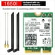 thumbnail image 2 of Tarjeta WiFi 1650i AX201NGW+Antena 2x8DB 3000Mbps WIFI6 2.4G/5G Cnvio2 Bluetooth 5.1 Adaptador WiFi para Win10/Win11, 2 of 5