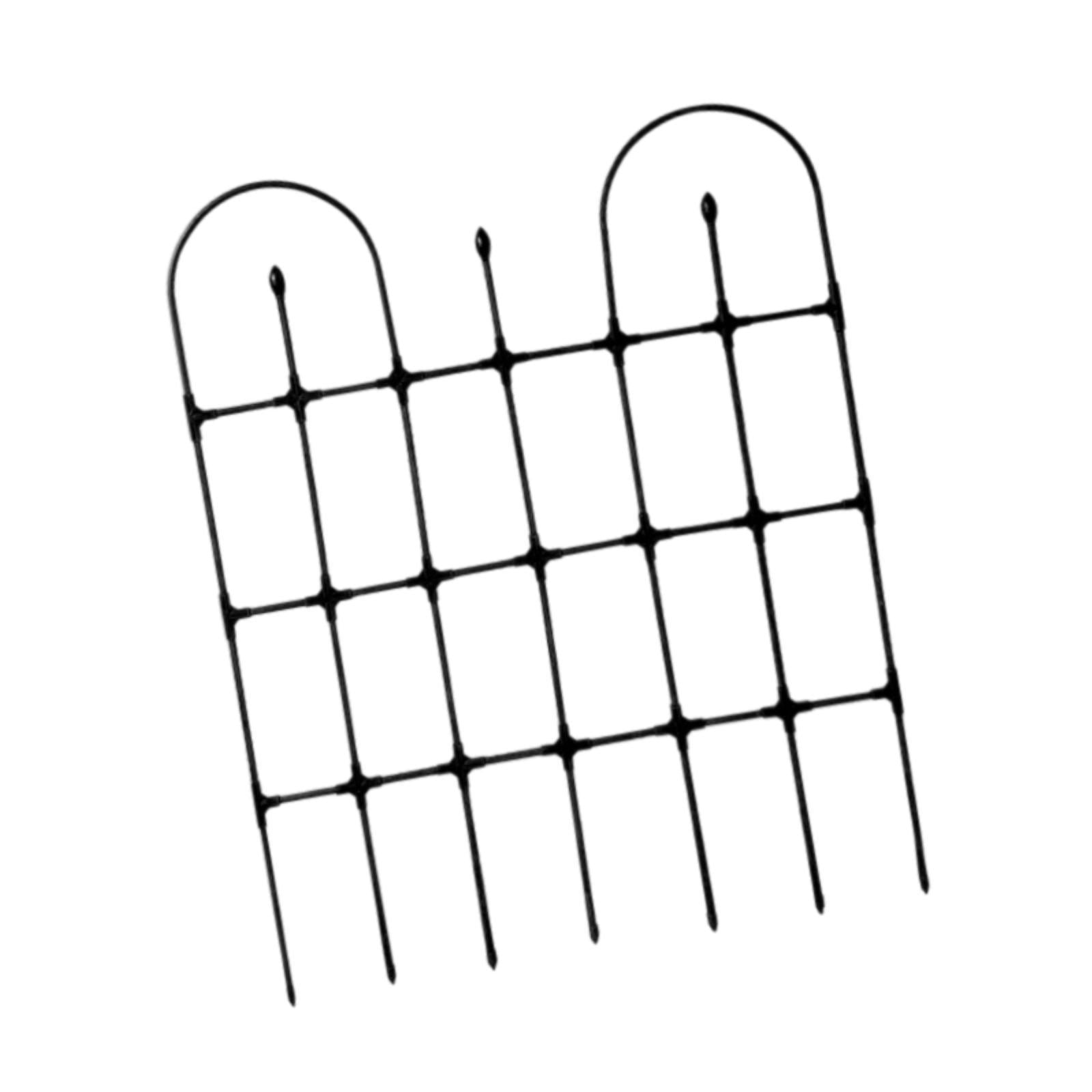 figatia Garden Trellis Frame for Climbing Plants Outdoor,Garden Trellises,Plant Supported Frame for Pea,Rose,Clematis,Tomato,Raised Bed black