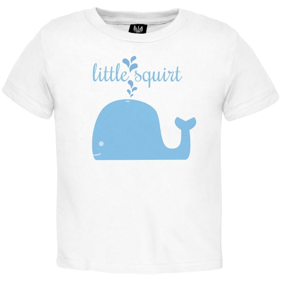 Little Squirt White Toddler T-Shirt - 3T