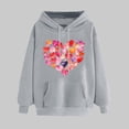 thumbnail image 2 of Fjofpr Womens Clothes under $8 Oversized Sweatshirts for Women Loose Fit Women's Print Winter Hoodie Pullover Tops Long Sleeved Comfortable Sweatshirt, 2 of 5