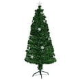 thumbnail image 3 of Patiojoy 5' Pre-Lit Optical Fiber Artificial Christmas Tree w/ Multicolor LED Lights Snowflakes, 3 of 10