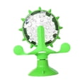 thumbnail image 3 of Cat Treat dispenser juguete automático entrenamiento de alimentación lenta dispensadora copa de succión accesorios para mascotas para gatitos Verde, 3 of 8