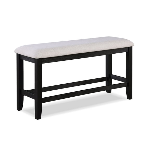 Nmkwnr Counter Height Bench Fabric Upholstery Dining Bench