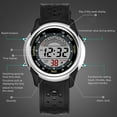 thumbnail image 4 of Sports Watch, Electronic Waterproof Watch Resistant Alarm Function Stylish Sports Watch for Outdoor Activities, 4 of 7