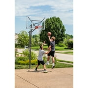 Silverback SBX 54 In-Ground Basketball Hoop with Adjustable-Height Backboard