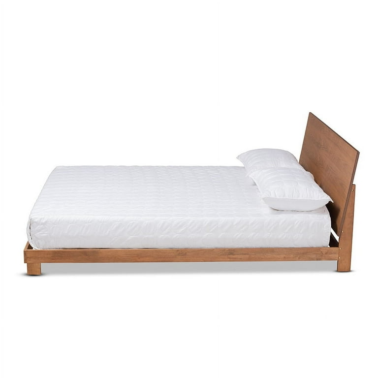 Baxton Studio Haines Modern and Contemporary Walnut Brown Finished Wood Queen Size Platform Bed Baxton Studio Haines Modern and Contemporary Walnut Brown Finished Wood Queen Size Platform Bed