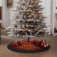 thumbnail image 4 of Xecao Mandala Pattern Christmas Tree Skirt Round Xmas Tree Mat Base Cover for Holiday Home Decorations-36", 4 of 6