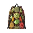 thumbnail image 3 of Daiia Spices And Herbs Vintage Canvas Backpack for Men and Women ,Hiking Backpack,Travel Laptop Bag for School,Large Capacity Backpack, 3 of 8