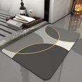 thumbnail image 1 of Alfombrilla suave de barro de diatomeas, absorbente, de secado rápido, para puerta de baño, inodoro, alfombrilla de baño antideslizante de barro de diatomeas, 1 of 6