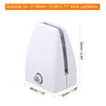 thumbnail image 2 of Uxcell Desk Partition Clips for 2-18mm Thick Partition Guard Bracket Support for Holding Screen, White 20pcs, 2 of 6